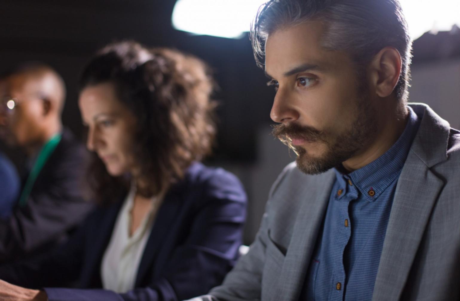 Financial planning workspace with charts and analysis tools